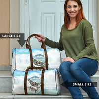 Uzbekistan Independence Day Travel Bag Honor The Legacy Flying Eagle Plants National Emblem