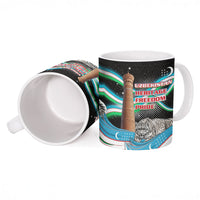 Uzbekistan Independence Day Ceramic Mug Freedom Snow Leopard Minaret Architecture Flag