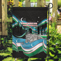 Uzbekistan Independence Day Garden Flag Freedom Snow Leopard Minaret Architecture Flag