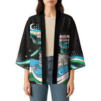 Uzbekistan Independence Day Kimono Freedom Snow Leopard Minaret Architecture Flag