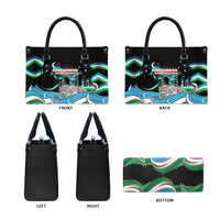 Uzbekistan Independence Day Leather Bag Freedom Snow Leopard Minaret Architecture Flag