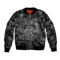 Cowboy Skull Bomber Jacket Cowboy Take Me Away - Wonder Print Shop