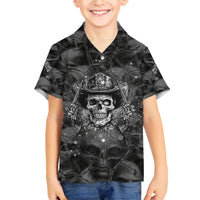 Cowboy Skull Kid Hawaiian Shirt Cowboy Take Me Away - Wonder Print Shop