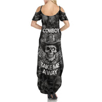 Cowboy Skull Summer Maxi Dress Cowboy Take Me Away - Wonder Print Shop