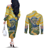 vincent-van-gogh-skull-couples-matching-off-the-shoulder-long-sleeve-dress-and-long-sleeve-button-shirts