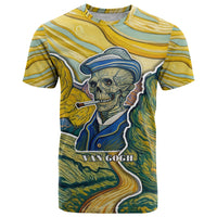 Vincent Van Gogh Skull T Shirt - Wonder Print Shop