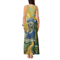 Vincent Van Gogh Skull Tank Maxi Dress - Wonder Print Shop