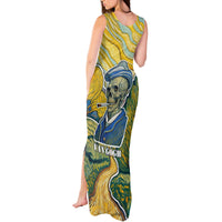 Vincent Van Gogh Skull Tank Maxi Dress - Wonder Print Shop