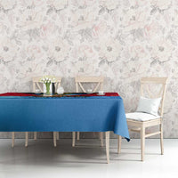 Antigua and Barbuda Christmas Tablecloth with Santa Sailboat Island Flag and Tropical Gift Design - Wonder Print Shop