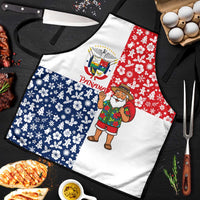 Panama Christmas Apron with Tropical Santa National Coat of Arms and Festive Pattern Design - Wonder Print Shop