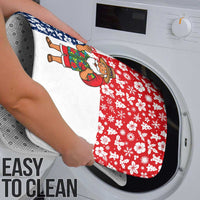 Panama Christmas Bathroom Set with Tropical Santa National Coat of Arms and Festive Pattern Design - Wonder Print Shop