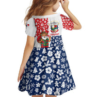 Panama Christmas Family Matching Off Shoulder Maxi Dress and Hawaiian Shirt with Tropical Santa National Coat of Arms and Festive Pattern Design - Wonder Print Shop