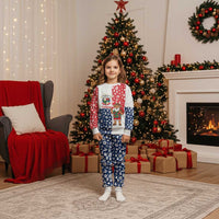 Panama Christmas Pajama Set with Tropical Santa National Coat of Arms and Festive Pattern Design - Wonder Print Shop