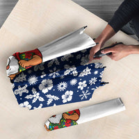 Panama Christmas Umbrella with Tropical Santa National Coat of Arms and Festive Pattern Design - Wonder Print Shop