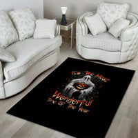 It's The Most Wonderful Time Halloween Area Rug - Wonder Print Shop