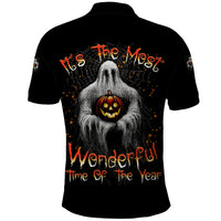 It's The Most Wonderful Time Halloween Polo Shirt - Wonder Print Shop
