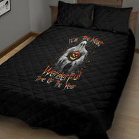 It's The Most Wonderful Time Halloween Quilt Bed Set - Wonder Print Shop