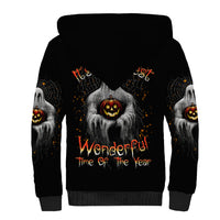 It's The Most Wonderful Time Halloween Sherpa Hoodie - Wonder Print Shop