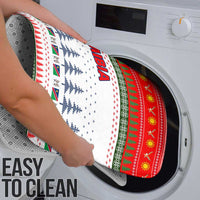 Namibia Christmas Bathroom Set with Red-Green Theme, Coat of Arms, and National Flag Motif - Wonder Print Shop