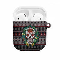 Skull Christmas AirPods Case Xmas Holiday Patterns - Wonder Print Shop