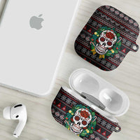 Skull Christmas AirPods Case Xmas Holiday Patterns - Wonder Print Shop