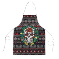 Skull Christmas Apron Xmas Holiday Patterns - Wonder Print Shop