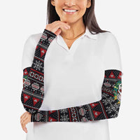 Skull Christmas Arm Sleeves Xmas Holiday Patterns - Wonder Print Shop