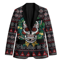 Skull Christmas Blazer Xmas Holiday Patterns - Wonder Print Shop