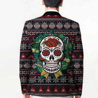 Skull Christmas Blazer Xmas Holiday Patterns - Wonder Print Shop