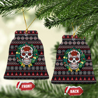 Skull Christmas Ceramic Ornament Xmas Holiday Patterns - Wonder Print Shop