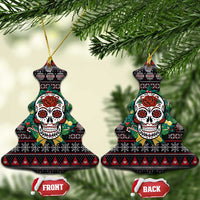 Skull Christmas Ceramic Ornament Xmas Holiday Patterns - Wonder Print Shop