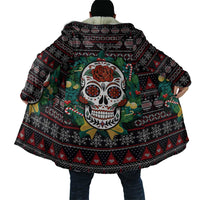 Skull Christmas Cloak Xmas Holiday Patterns - Wonder Print Shop