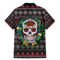 Skull Christmas Family Matching Mermaid Dress and Hawaiian Shirt Xmas Holiday Patterns - Wonder Print Shop