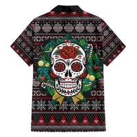 Skull Christmas Family Matching Summer Maxi Dress and Hawaiian Shirt Xmas Holiday Patterns - Wonder Print Shop