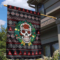 Skull Christmas Garden Flag Xmas Holiday Patterns - Wonder Print Shop