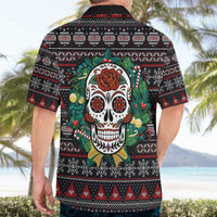Skull Christmas Hawaiian Shirt Xmas Holiday Patterns - Wonder Print Shop