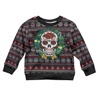 Skull Christmas Kid Ugly Christmas Sweater Xmas Holiday Patterns - Wonder Print Shop
