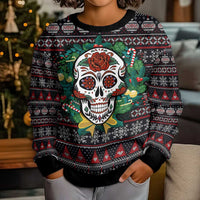 Skull Christmas Kid Ugly Christmas Sweater Xmas Holiday Patterns - Wonder Print Shop