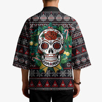 Skull Christmas Kimono Xmas Holiday Patterns - Wonder Print Shop
