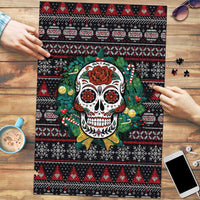 Skull Christmas Puzzle Xmas Holiday Patterns - Wonder Print Shop