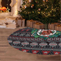 Skull Christmas Tree Skirt Xmas Holiday Patterns - Wonder Print Shop