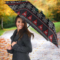 Skull Christmas Umbrella Xmas Holiday Patterns - Wonder Print Shop