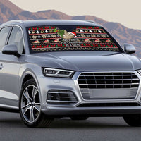 Sloth All I Want For Christmas Auto Sun Shade Xmas Holiday Patterns - Wonder Print Shop