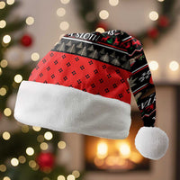 Sloth All I Want For Christmas Santa Hat Xmas Holiday Patterns - Wonder Print Shop