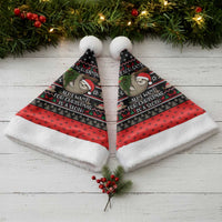Sloth All I Want For Christmas Santa Hat Xmas Holiday Patterns - Wonder Print Shop