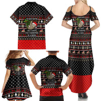 Sloth All I Want For Christmas Family Matching Summer Maxi Dress and Hawaiian Shirt Xmas Holiday Patterns - Wonder Print Shop