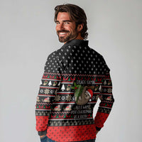 Sloth All I Want For Christmas Long Sleeve Polo Shirt Xmas Holiday Patterns - Wonder Print Shop