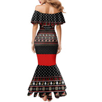 Sloth All I Want For Christmas Mermaid Dress Xmas Holiday Patterns - Wonder Print Shop