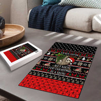 Sloth All I Want For Christmas Puzzle Xmas Holiday Patterns - Wonder Print Shop