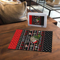 Sloth All I Want For Christmas Puzzle Xmas Holiday Patterns - Wonder Print Shop